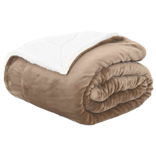 vidaXL Κουβέρτα Καμηλοπάρδαλη 150 x 200 cm Μαλλί