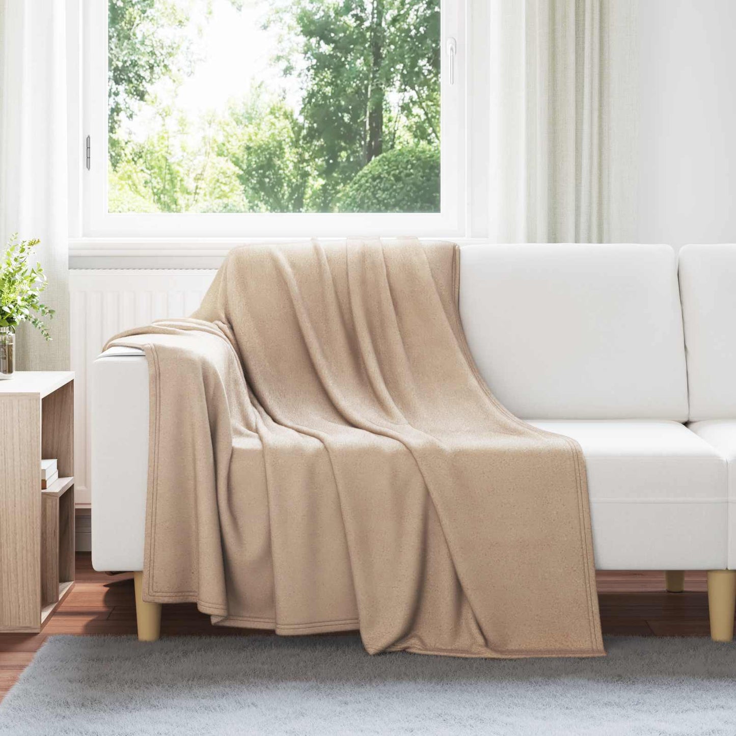 vidaXL Κουβέρτα Καμηλοπάρδαλη 200 x 150 cm Μαλλί