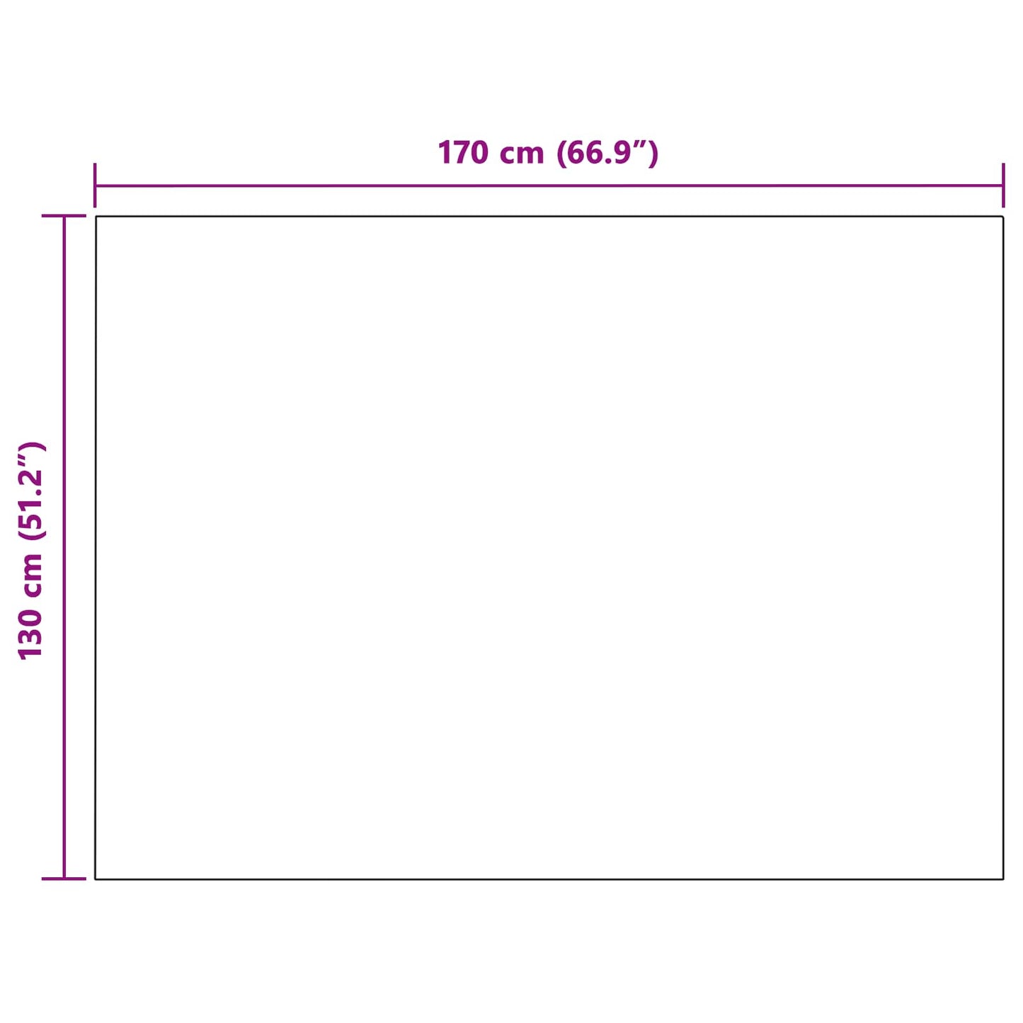 vidaXL Κουβέρτα Γκρι 170 x 130 εκ. Μαλλί