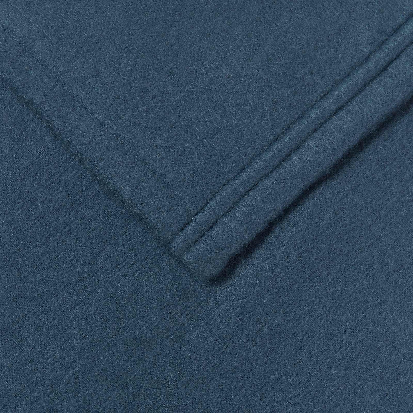 vidaXL Κουβέρτα Σκούρο μπλε 240 x 220 cm Μαλλί