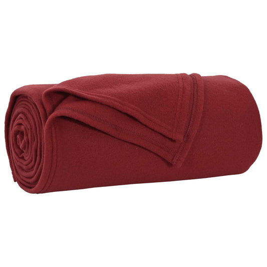 vidaXL Κουβέρτα Βεραμάν Κόκκινο 270 x 240 cm Μαλλί