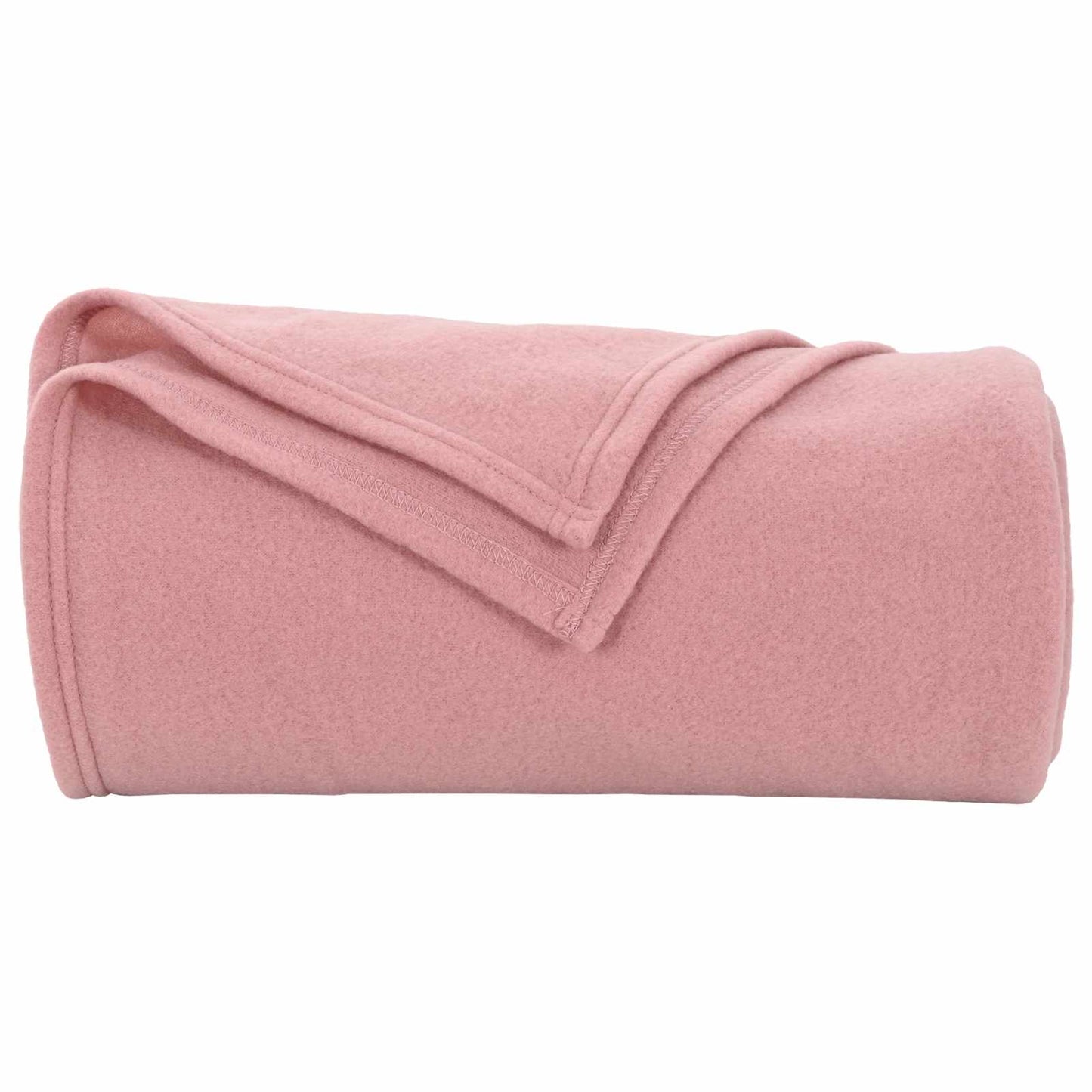 vidaXL Κουβέρτα Ροζ 240 x 220 cm Μαλλί