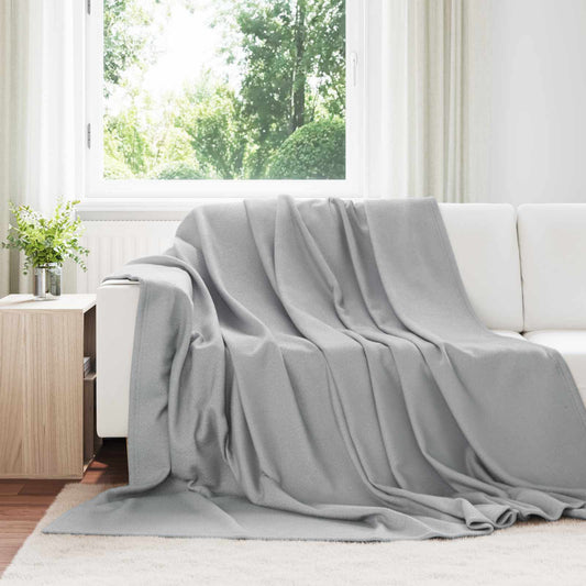 vidaXL Ριχτάρια 24 pcs Γκρι 240 x 220 cm Μαλλί