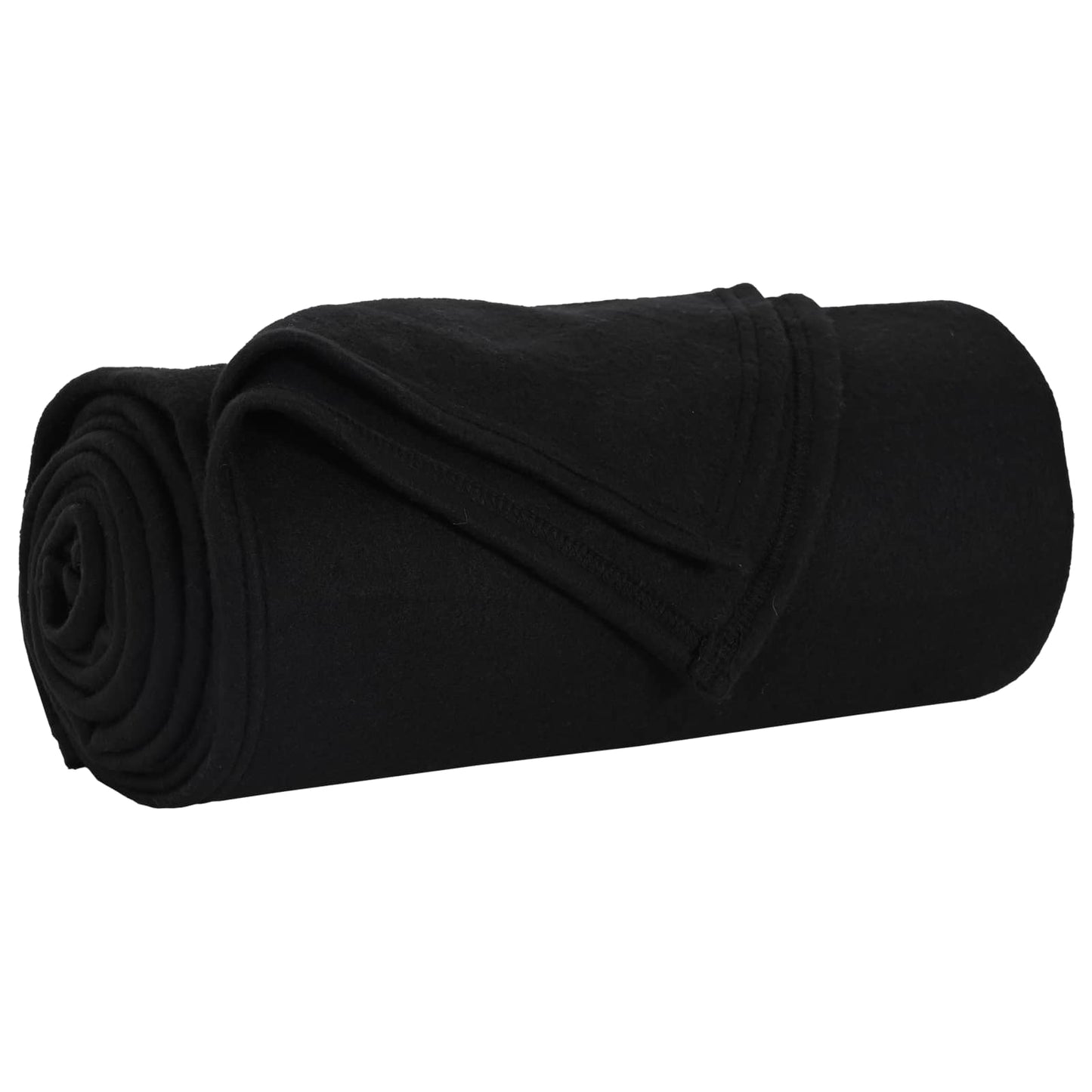 vidaXL Ριχτάρια 24 pcs Μαύρο 270 x 240 cm Μαλλί