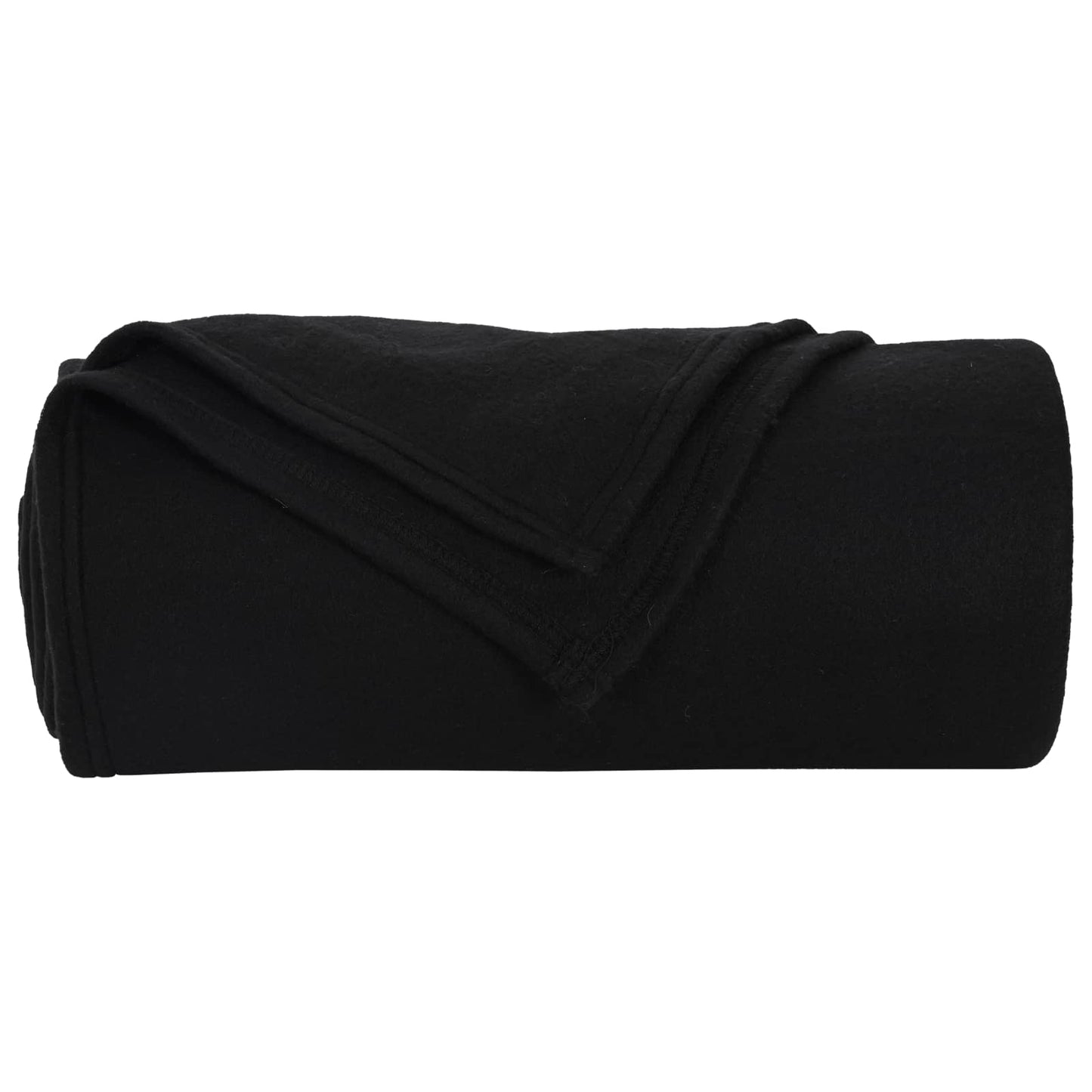 vidaXL Ριχτάρια 24 pcs Μαύρο 270 x 240 cm Μαλλί
