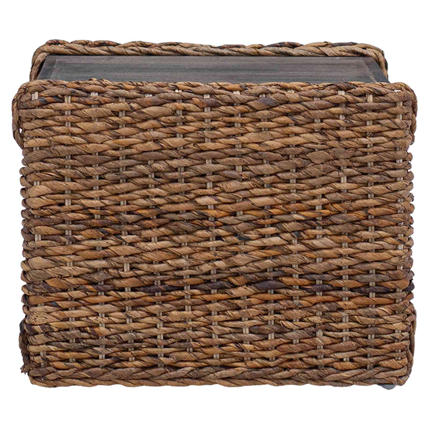 vidaXL Τραπεζάκι σαλονιού Φυσικό 45 x 45 x 45 cm Στερεό ξύλο Μαόνι
