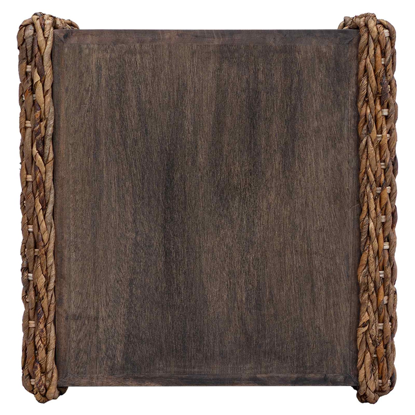 vidaXL Τραπεζάκι σαλονιού Φυσικό 45 x 45 x 45 cm Στερεό ξύλο Μαόνι
