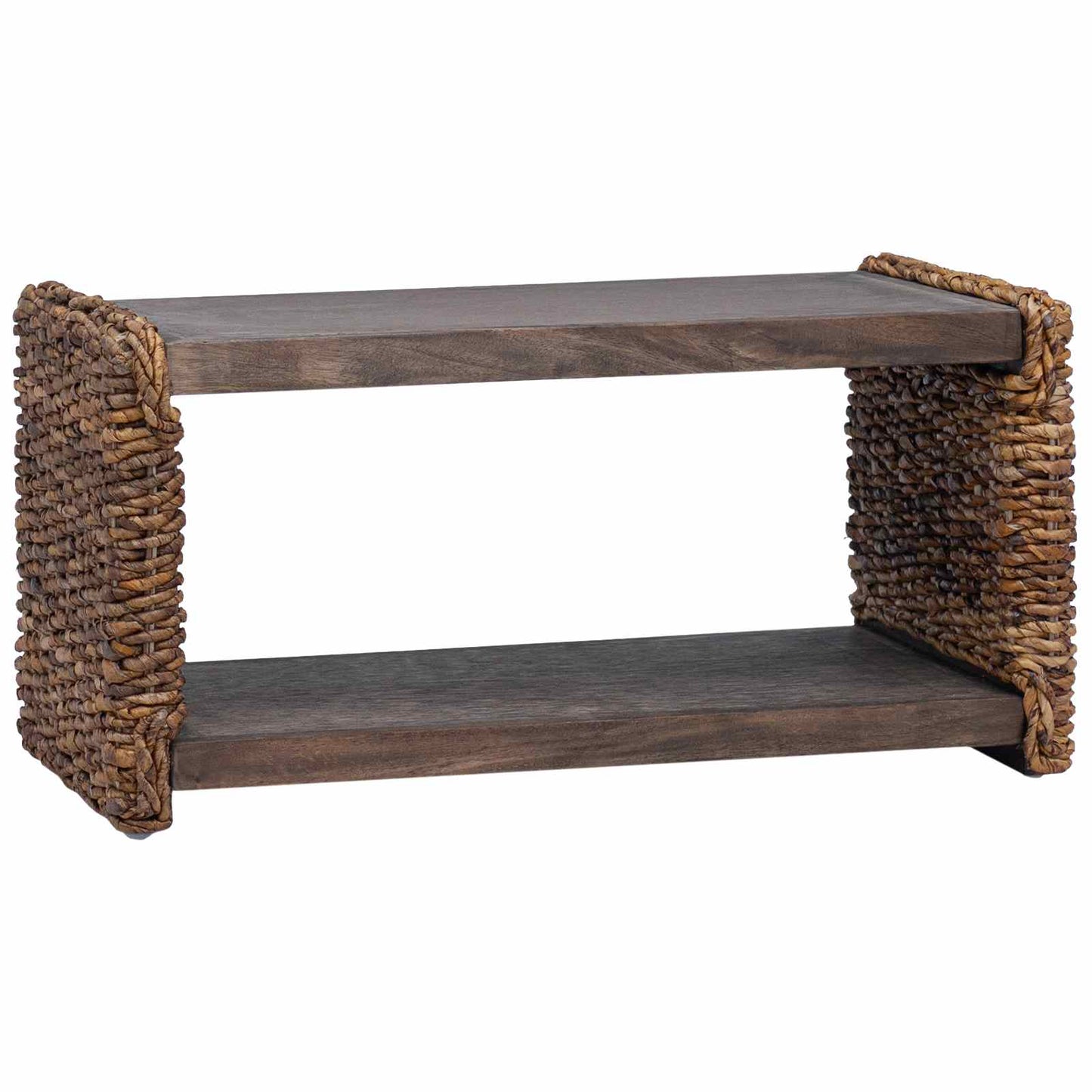 vidaXL Τραπεζάκι σαλονιού Φυσικό 70 x 35 x 35 cm Στερεό ξύλο Μαόνι