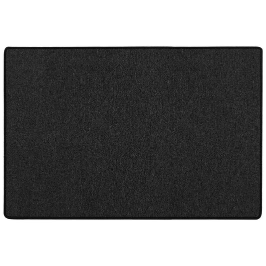 vidaXL Δερμάτινο Χαλί Ανθρακί 100 x 150 cm 100% Πολυπροπυλένιο