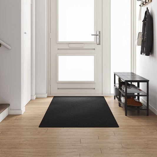 vidaXL Δερμάτινο Χαλί Ανθρακί 100 x 300 cm 100% Πολυπροπυλένιο