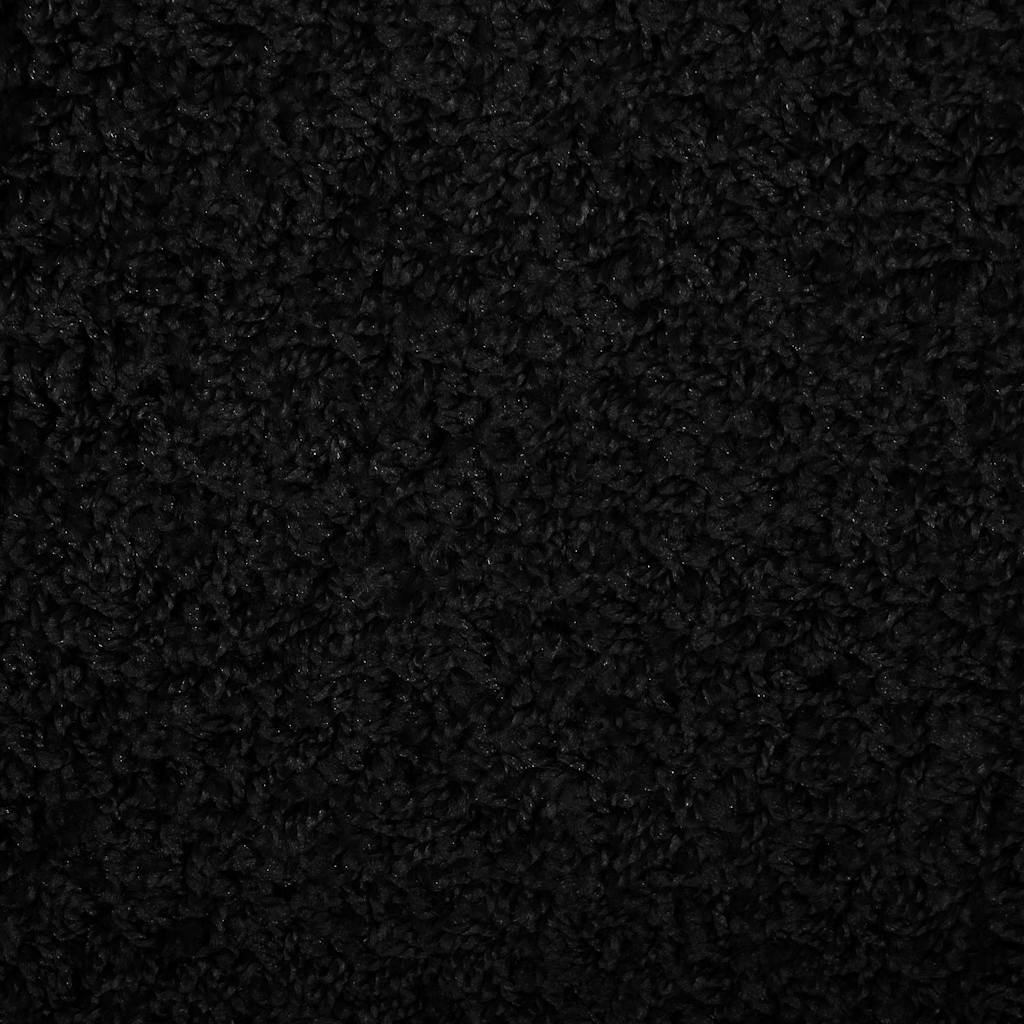 vidaXL Δερμάτινο Χαλί Μαύρο 50 x 200 εκ. 100% Πολυπροπυλένιο Τούφτα
