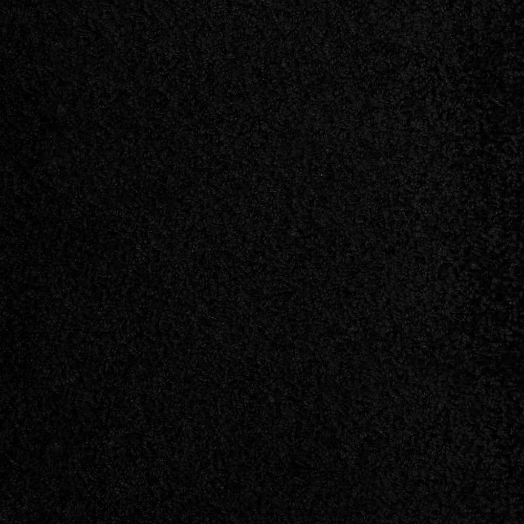 vidaXL Δερμάτινο Χαλί Μαύρο 100 x 200 cm 100% Πολυπροπυλένιο Τούφτα