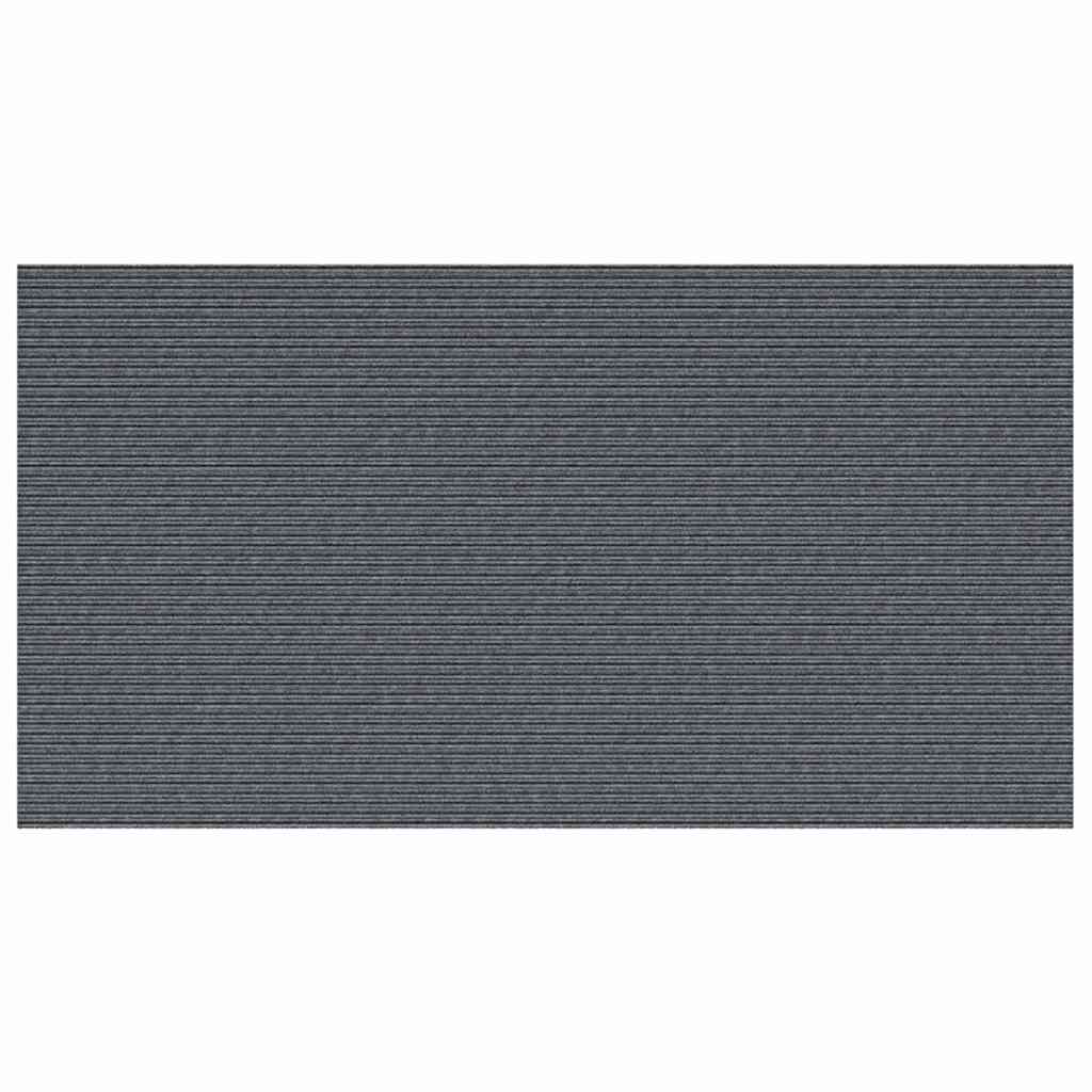 vidaXL Δερμάτινο Χαλί Γκρι 80 x 150 cm ύφασμα