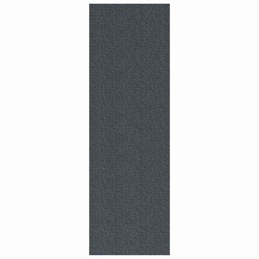 vidaXL Δερμάτινο Χαλί Γκρι 80 x 300 cm ύφασμα