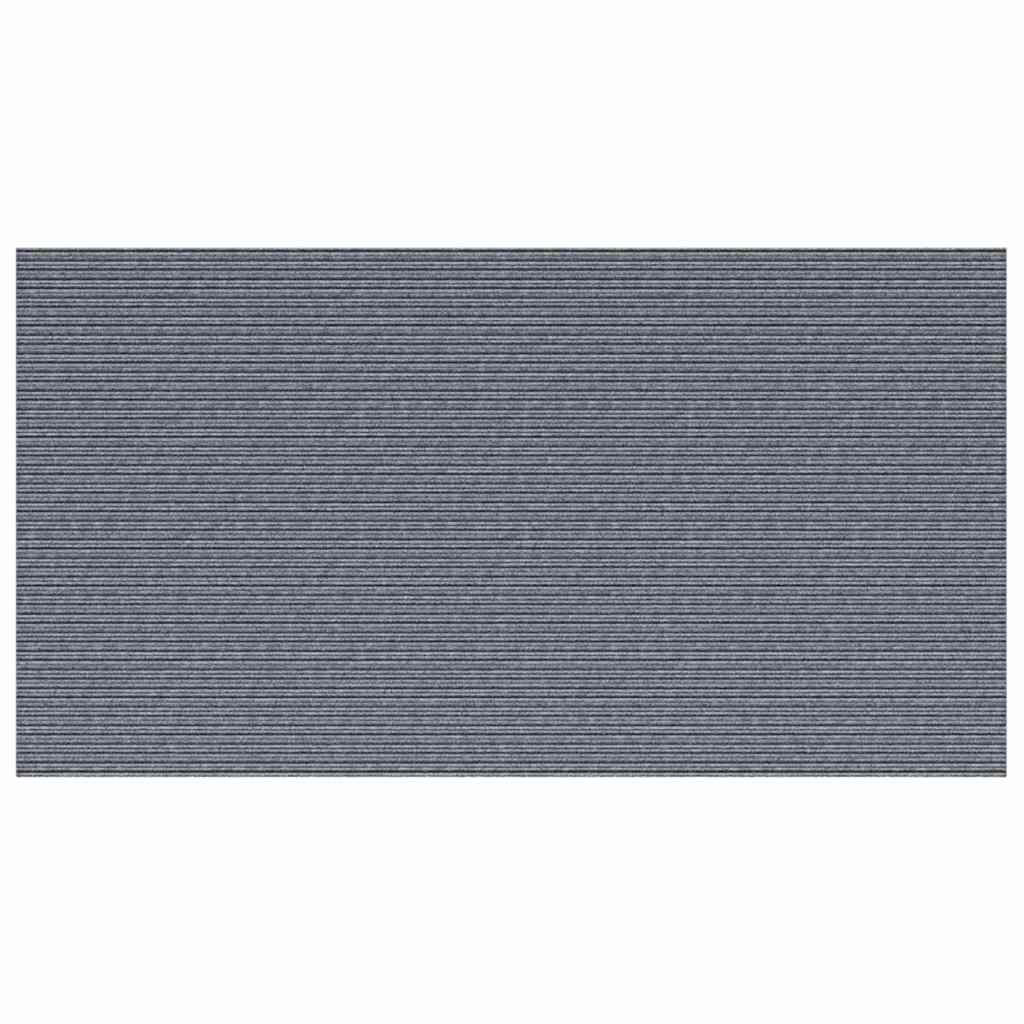 vidaXL Δερμάτινο Χαλί Ανοιχτό γκρι 80 x 150 cm ύφασμα