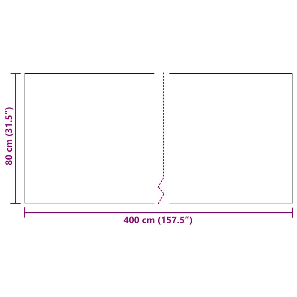 vidaXL Δερμάτινο Χαλί Ανοιχτό γκρι 80 x 400 εκ. ύφασμα