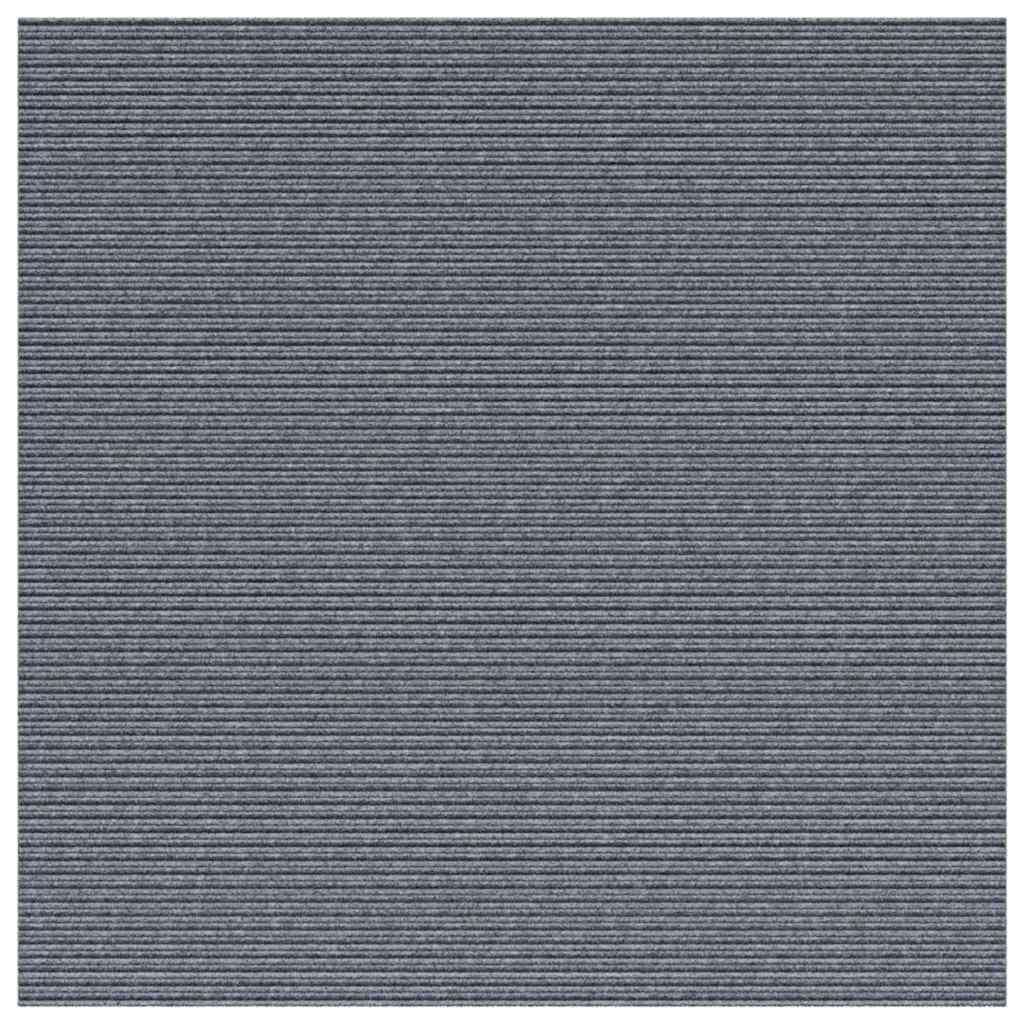 vidaXL Δερμάτινο Χαλί Ανοιχτό γκρι 100 x 100 cm ύφασμα