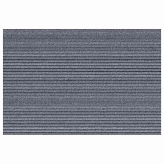 vidaXL Δερμάτινο Χαλί Ανοιχτό γκρι 100 x 150 cm ύφασμα