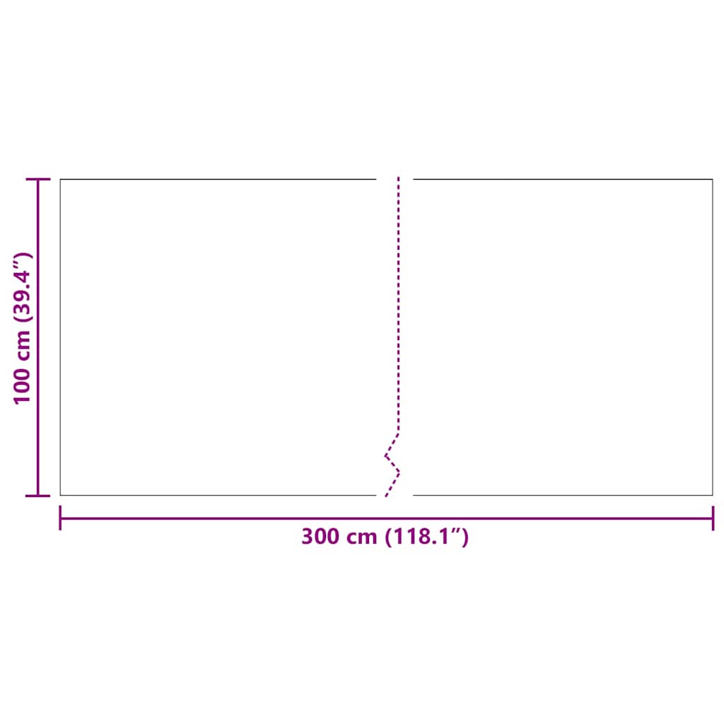 vidaXL Δερμάτινο Χαλί Ανοιχτό γκρι 100 x 300 cm ύφασμα