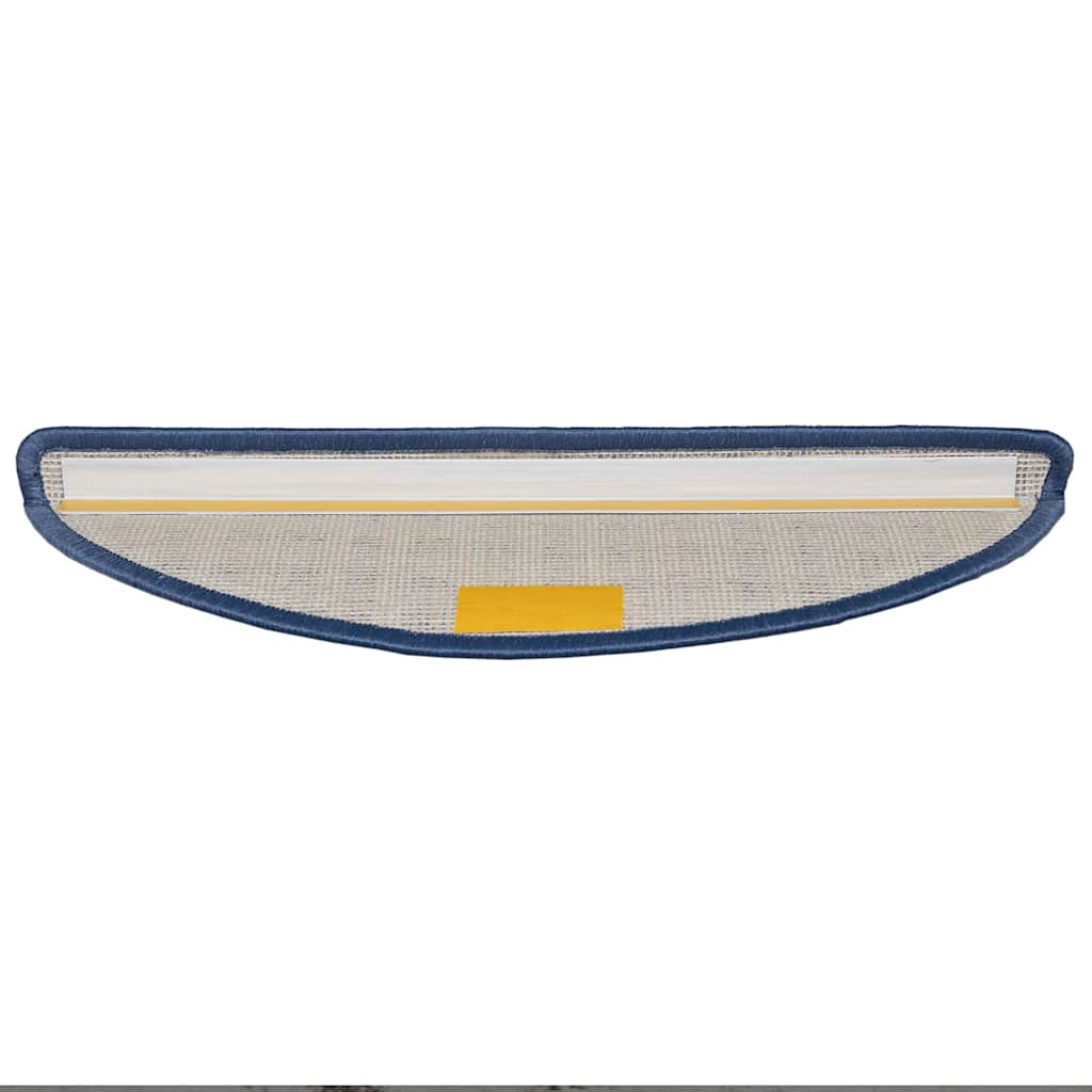 vidaXL Αυτοκόλλητα Ματ Σκαλοπατιών 15 pcs Μπλε 56 x 17 x 3 cm