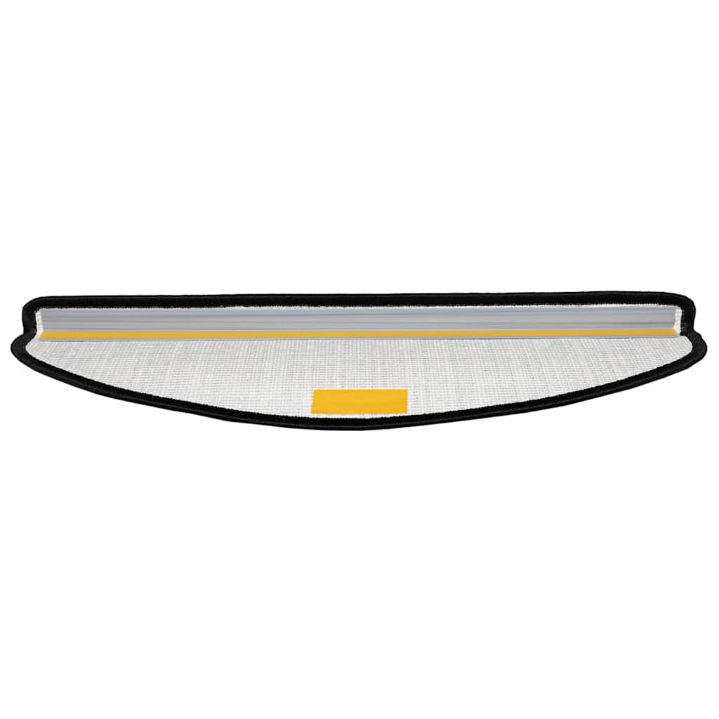 vidaXL Αυτοκόλλητα Ματ Σκαλοπατιών 15 pcs Ανθρακί 65 x 21 x 4 cm