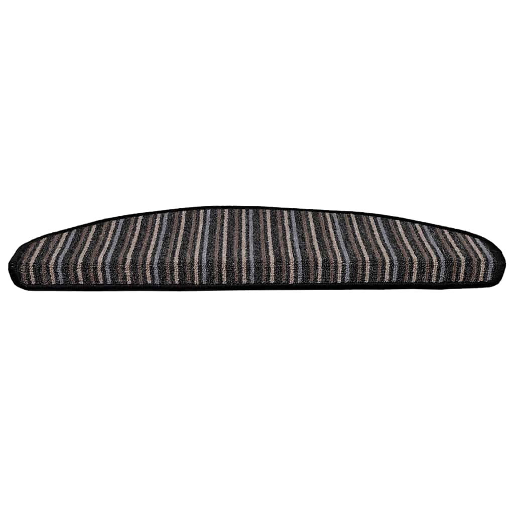 vidaXL Αυτοκόλλητα Ματ Σκαλοπατιών 15 pcs Ανθρακί 65 x 21 x 4 cm