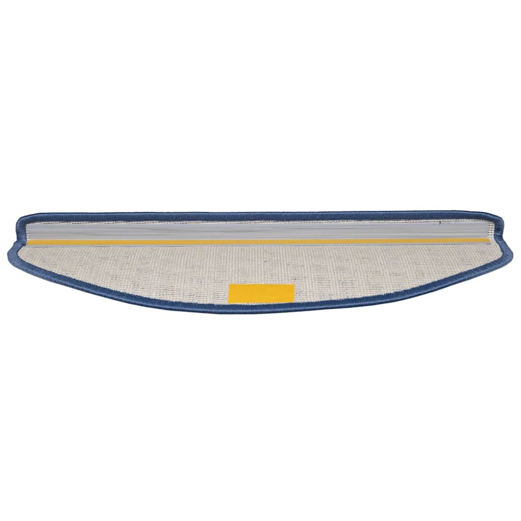 vidaXL Αυτοκόλλητα Ματ Σκαλοπατιών 15 pcs Μπλε 65 x 21 x 4 cm