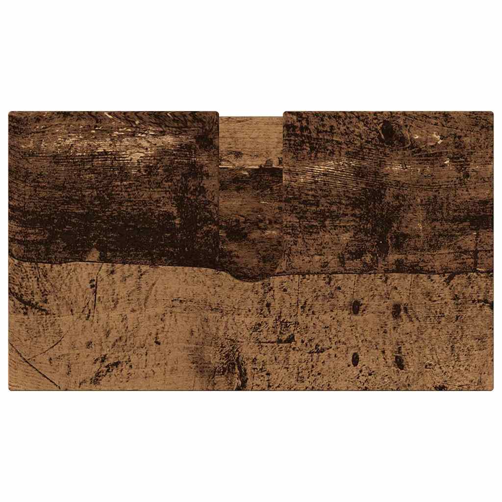 vidaXL Σετ Επίπλων Μπάνιου με πόρτα 3 pcs Παλαιό ξύλο 61 x 35 x 64 εκ.