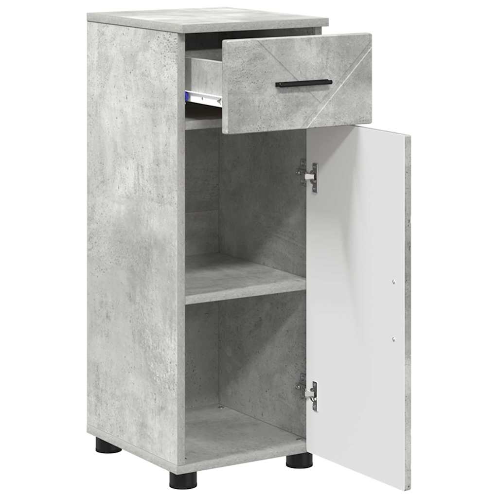 vidaXL Σετ Επίπλων Μπάνιου 3 pcs Γκρι σκυροδέματος 61 x 35 x 64 εκ.