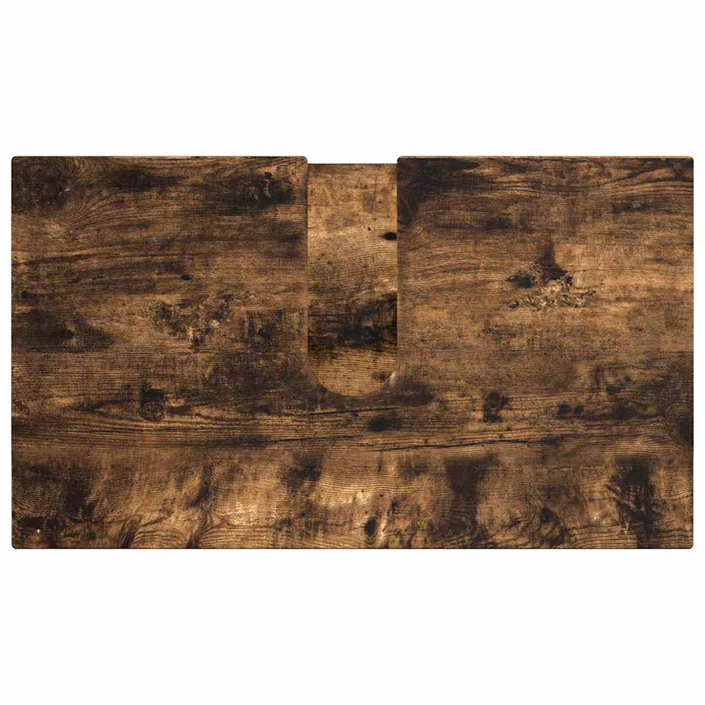 vidaXL Σετ Επίπλων Μπάνιου 3 pcs Καπνιστή δρυς 61 x 35 x 64 εκ.