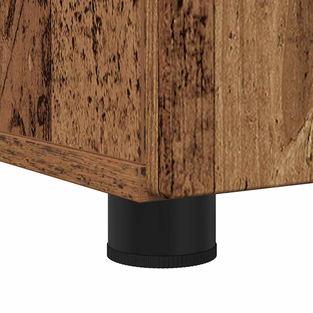 vidaXL Σετ Επίπλων Μπάνιου με πόρτα 3 pcs Παλαιό ξύλο 61 x 35 x 64 εκ.