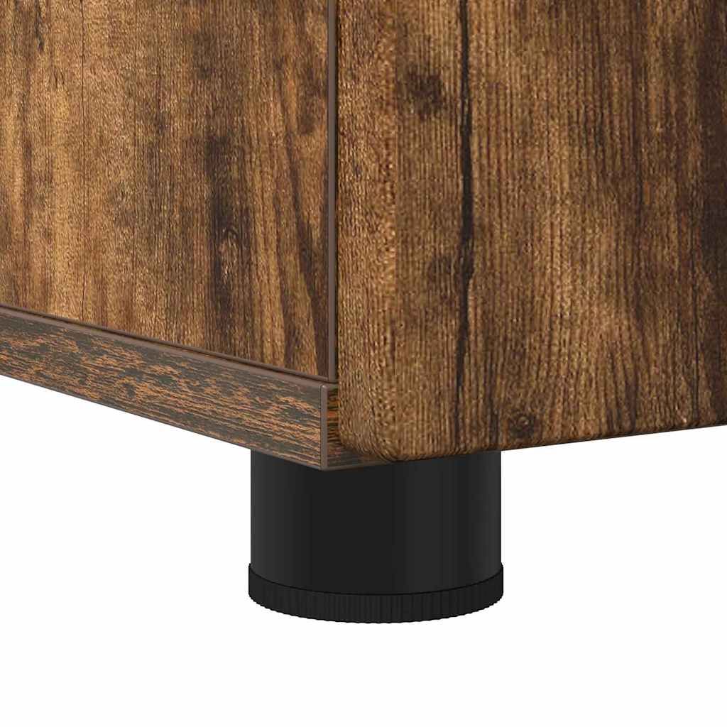 vidaXL Σετ Επίπλων Μπάνιου 3 pcs Καπνιστή δρυς 76,5 x 35 x 64 εκ