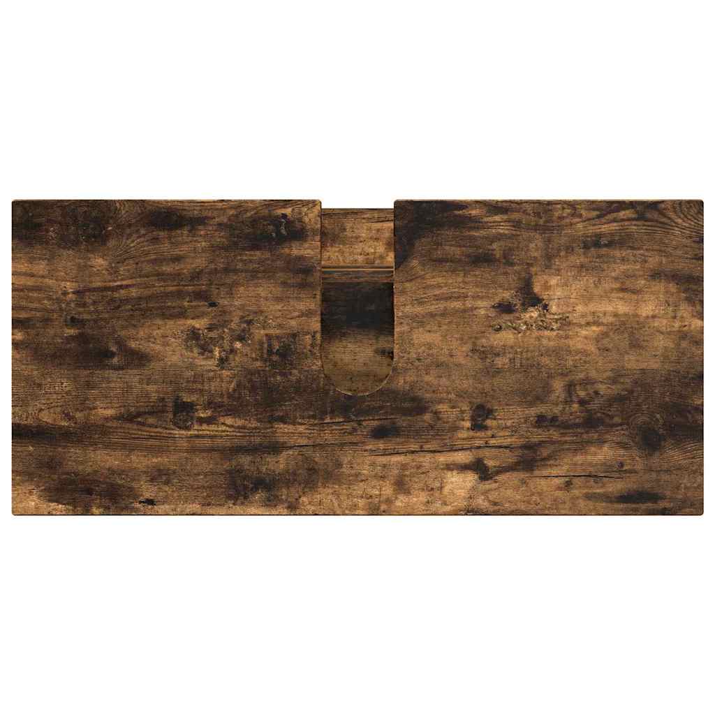 vidaXL Σετ Επίπλων Μπάνιου 5 pcs Καπνιστή δρυς 30 x 35 x 192 εκ.