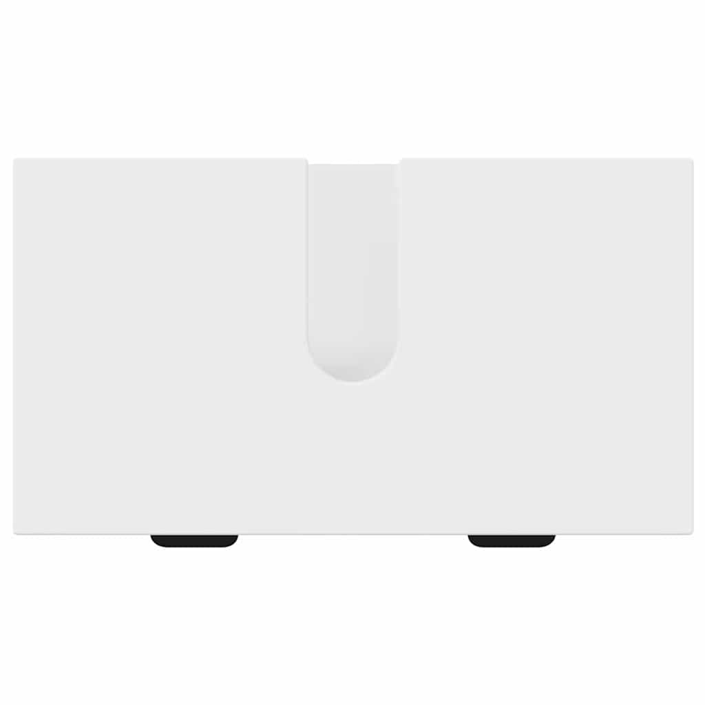 vidaXL Σετ Επίπλων Μπάνιου με συρτάρι 2 pcs Λευκό 39.5 x 36 x 88 εκ