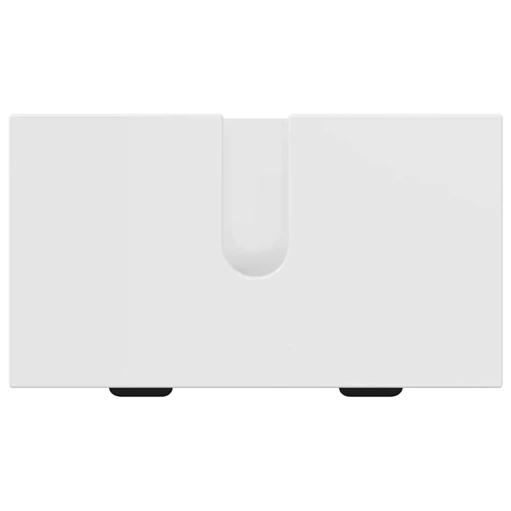 vidaXL Σετ Επίπλων Μπάνιου 2 pcs Γυαλιστερό λευκό 39.5 x 36 x 88 εκ