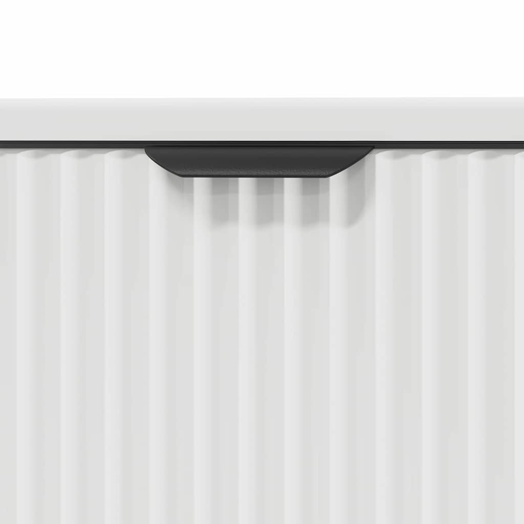 vidaXL Σετ Επίπλων Μπάνιου με συρτάρι 3 pcs Λευκό 39.5 x 36 x 88 εκ