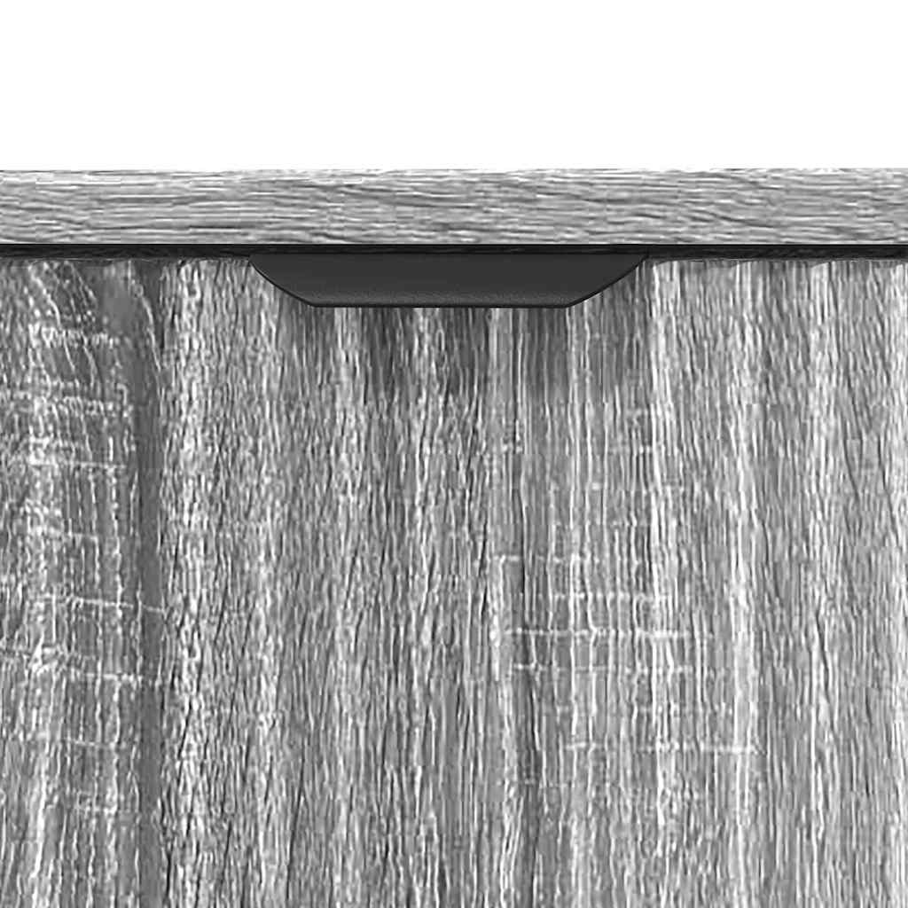 vidaXL Σετ Επίπλων Μπάνιου με ράφι 3 pcs Γκρι sonoma 39.5 x 36 x 88 εκ