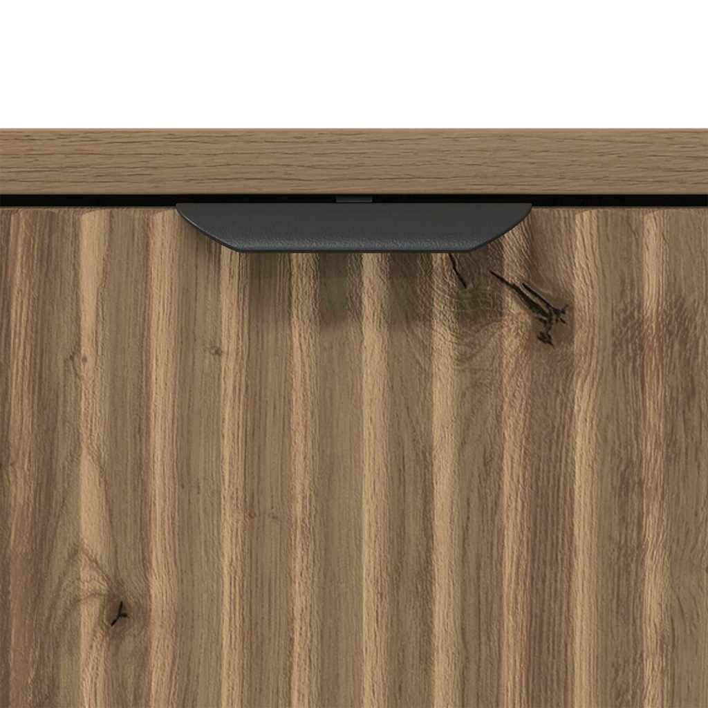 vidaXL Σετ Επίπλων Μπάνιου Καρό 3 pcs artisan δρυς 39.5 x 36 x 88 εκ