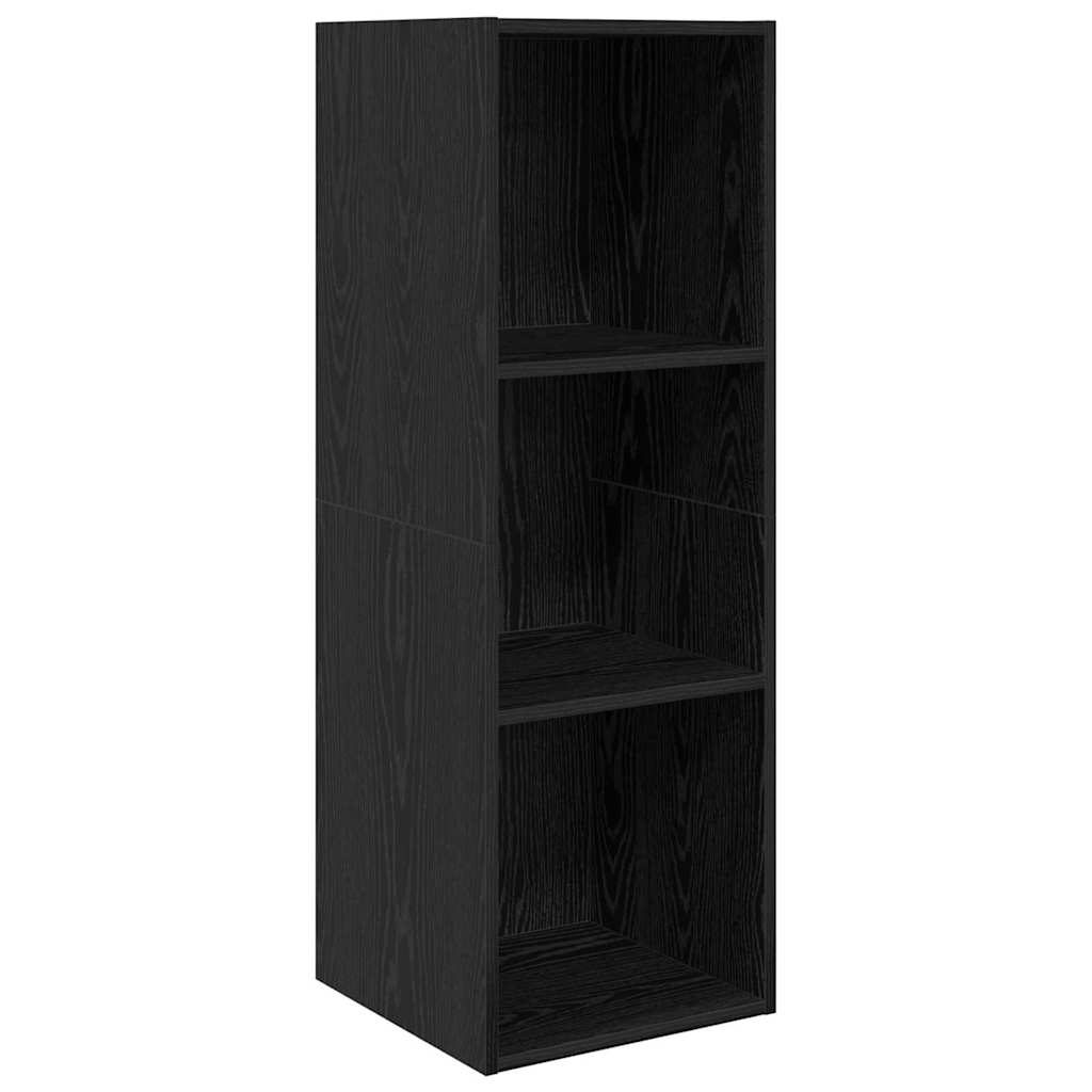 vidaXL Σετ επίπλου τηλεόρασης 3 pcs Μαύρη δρυς 37 x 37 x 142.5 εκ