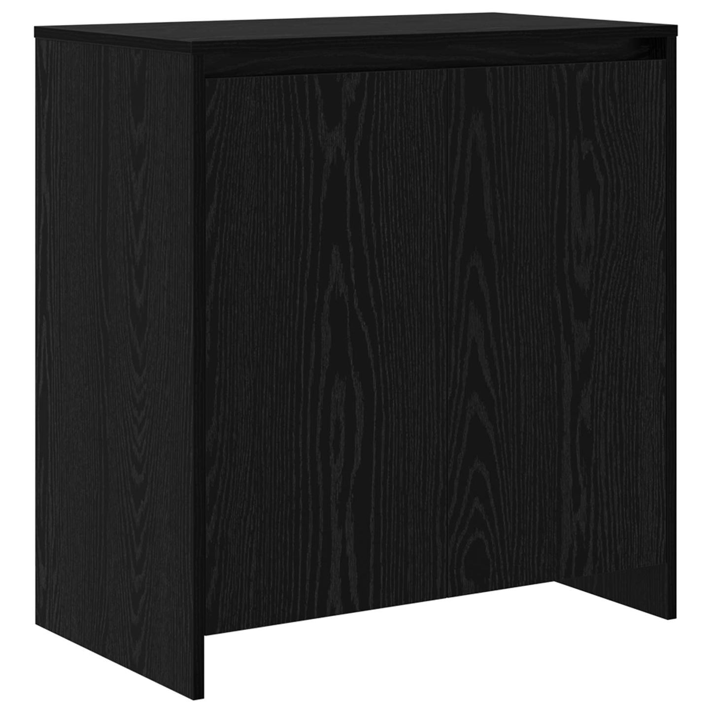 vidaXL Πλαϊνό γραφείο 3 pcs Μαύρη δρυς 70 x 41 x 75 εκ.