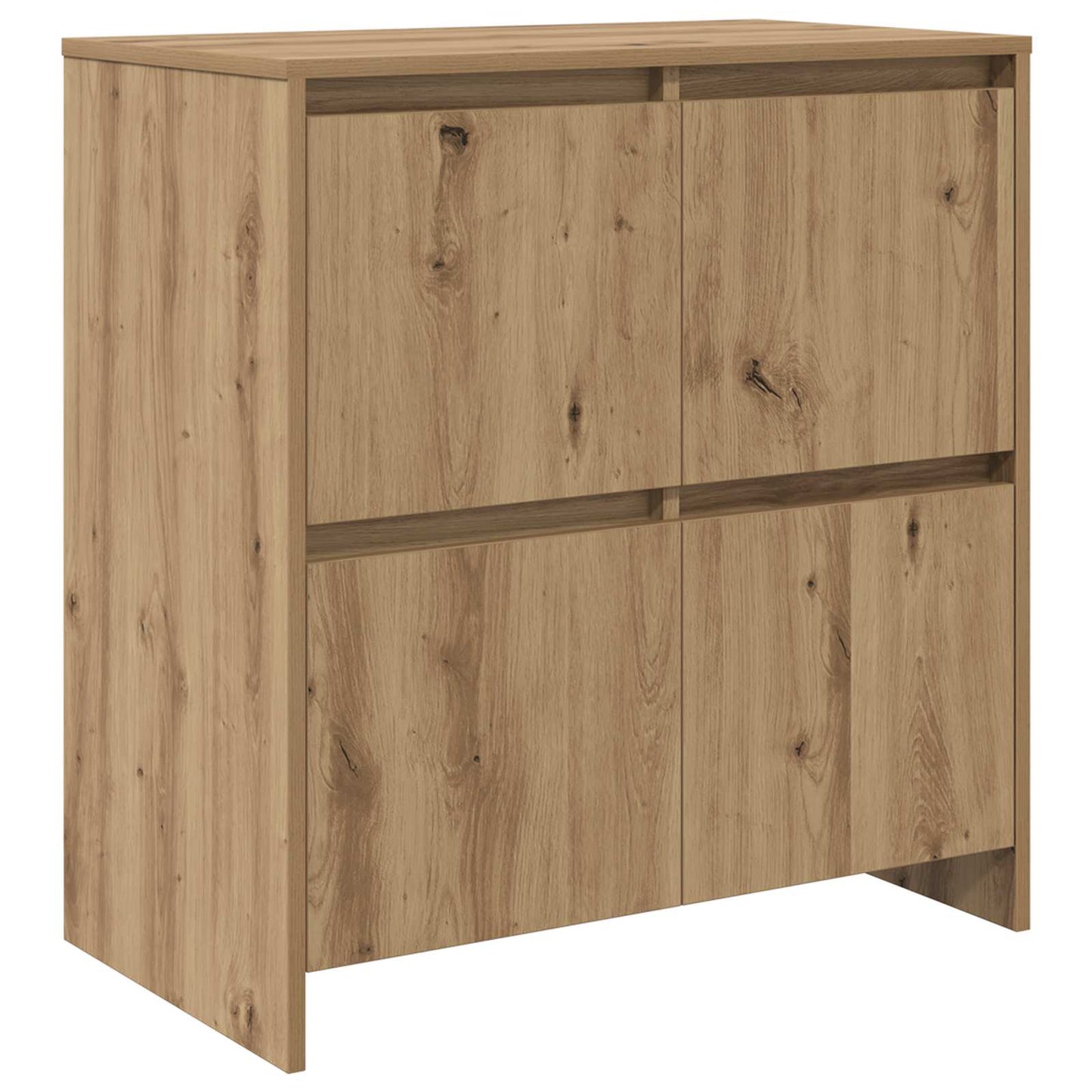 vidaXL Πλαϊνό γραφείο με συρτάρι 3 pcs Artisan Oak 70 x 41 x 75 εκ.