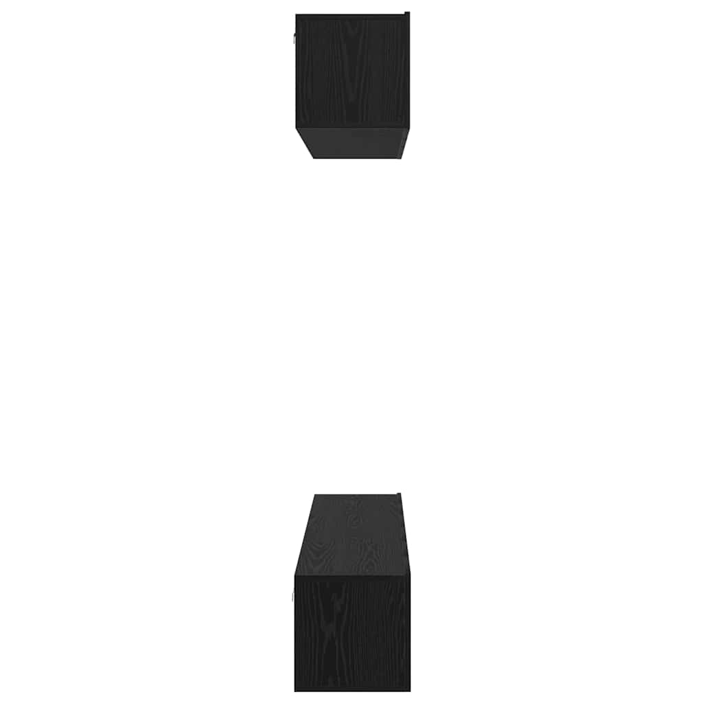vidaXL Σετ επίπλου τηλεόρασης 5 pcs Μαύρη δρυς 100 x 30 x 30 cm