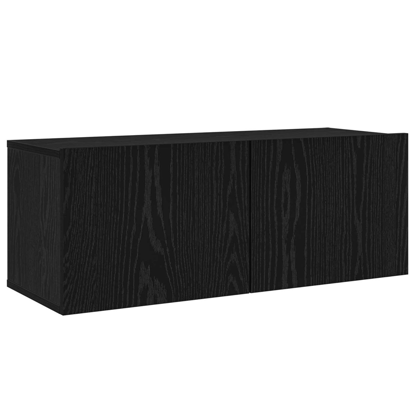 vidaXL Σετ επίπλου τηλεόρασης 8 pcs Μαύρη Οξυά Επεξεργασμένο ξύλο