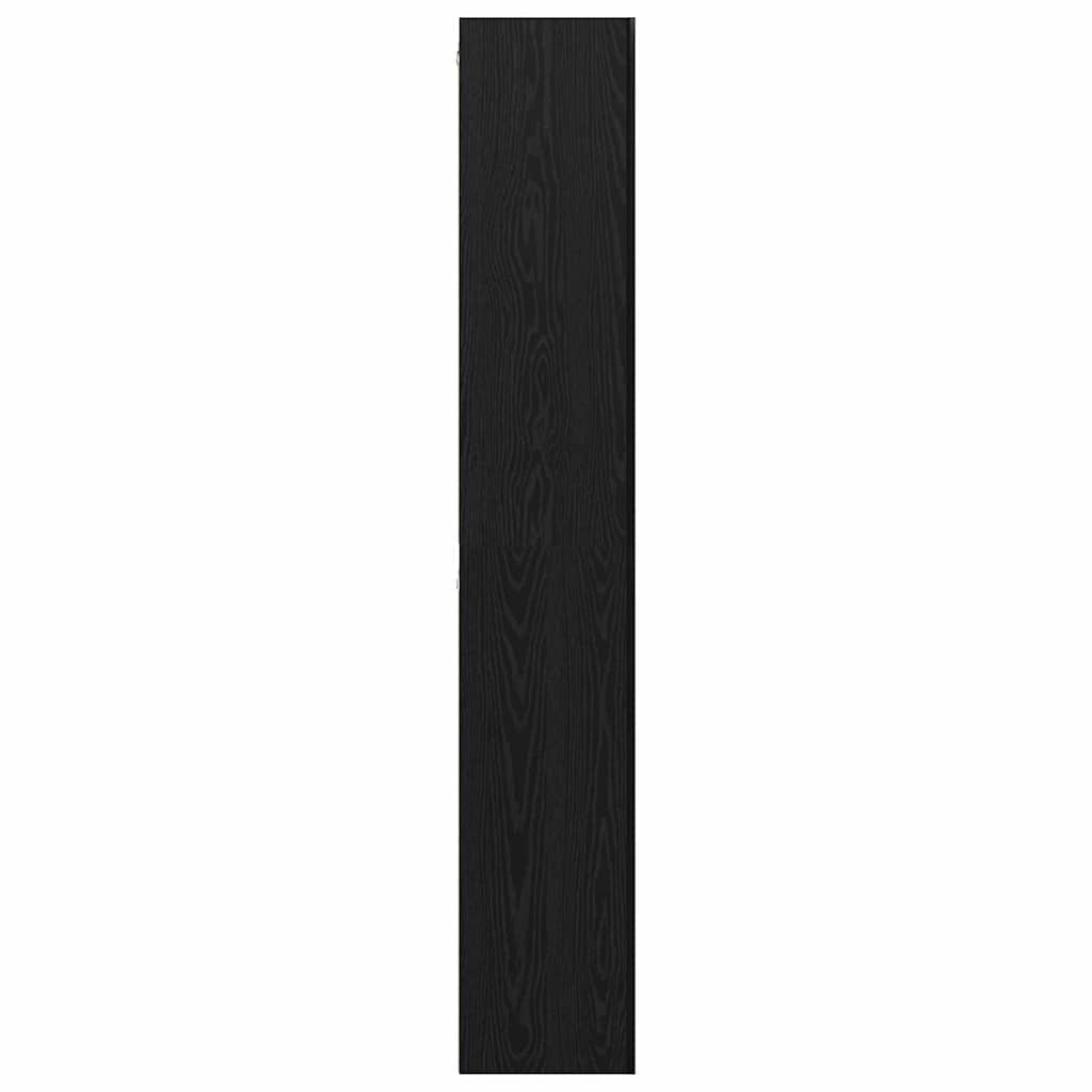 vidaXL Σετ επίπλου τηλεόρασης Επιτοίχιο 10 pcs Μαύρη δρυς