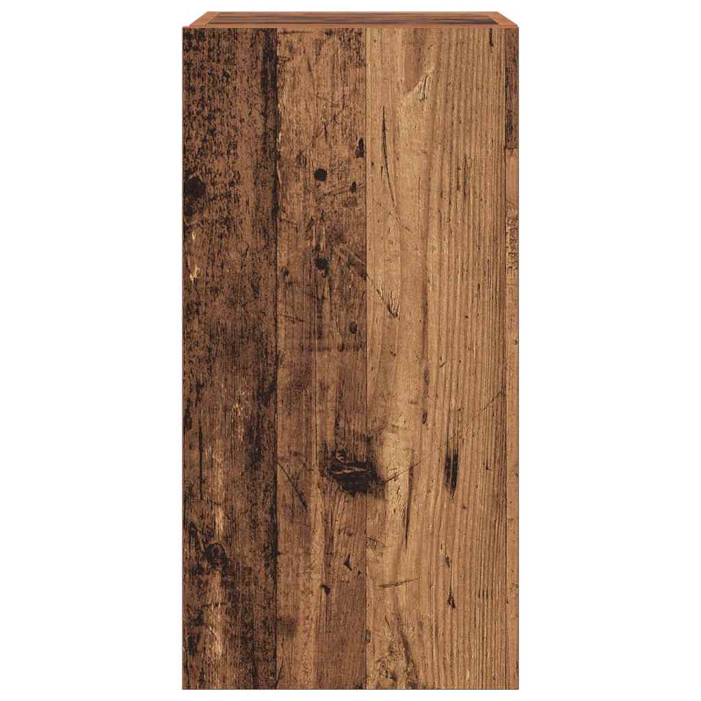 vidaXL ΣΕΤ 4 Τεμαχίων Έπιπλο Τηλεόρασης Τοίχου από παλιό ξύλο