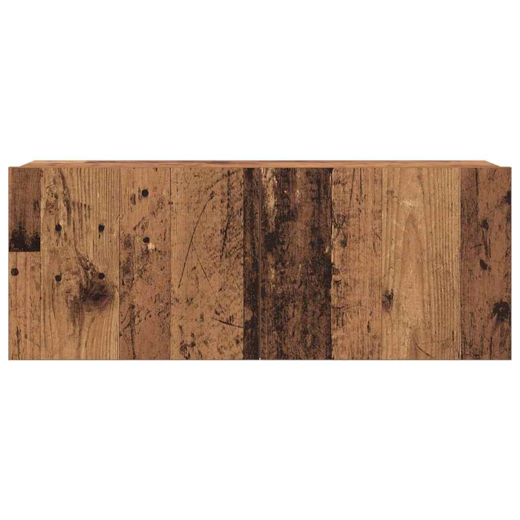 vidaXL ΣΕΤ 4 Τεμαχίων Έπιπλο Τηλεόρασης Τοίχου από παλιό ξύλο