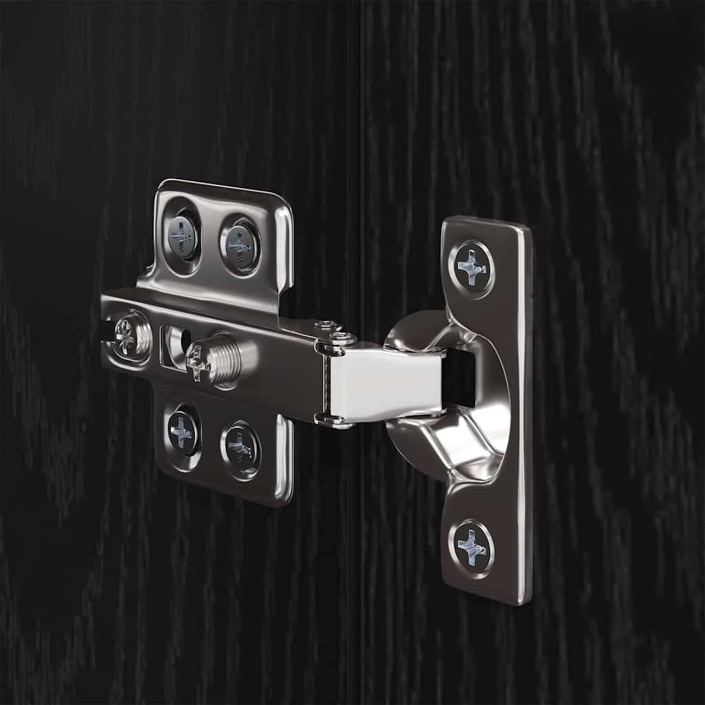 vidaXL Σετ επίπλου τηλεόρασης 4 pcs Μαύρη δρυς 30.5 x 30 x 90 cm