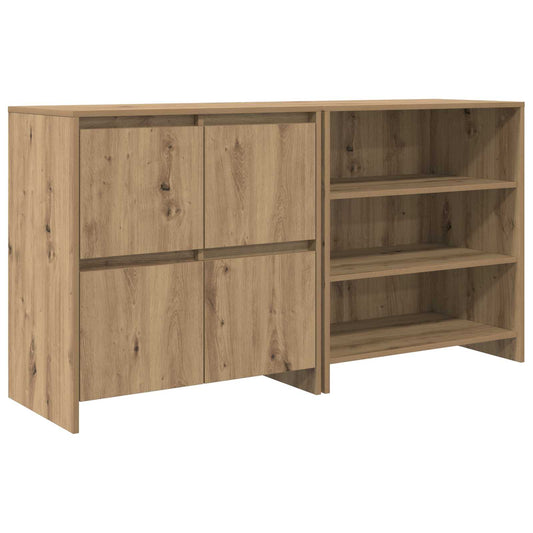 vidaXL Πλαϊνό γραφείο 2 pcs Artisan Oak 70 x 41 x 75 εκ.