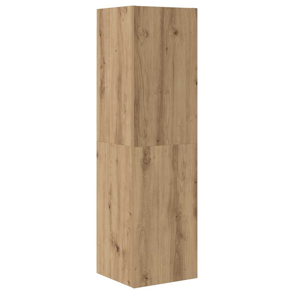 vidaXL Σετ επίπλου τηλεόρασης 4 pcs Artisan Oak Επεξεργασμένο ξύλο