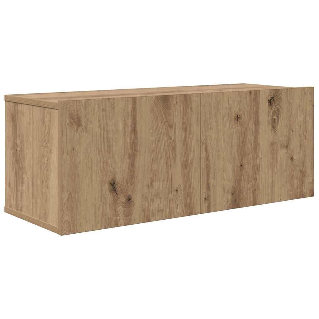 vidaXL Σετ επίπλου τηλεόρασης Επιτοίχιο 5 pcs artisan δρυς